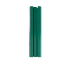 Металлический штакетник mini, М-образный, 75 мм (толщина 0,5 мм), полиэстер двухсторонний, RAL 6005 Зеленый мох, нф
