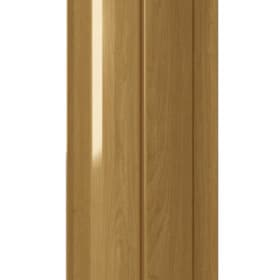 Евроштакетник premium, полукруглый, 131 мм, (толщина 0,5 мм), SteelArt (РФ) односторонний, Светлый орех, нф