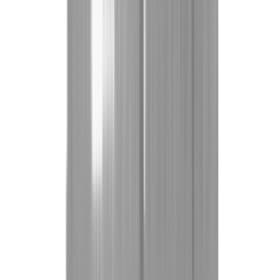 Евроштакетник premium, полукруглый, 131 мм, (толщина 0,5 мм), Zn, нф