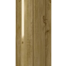 Евроштакетник premium, прямой рез, 131 мм, (толщина 0,5 мм), SteelArt (РФ) односторонний, Светлое дерево, нф