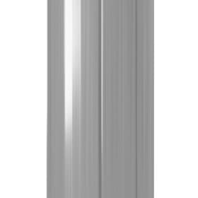 Евроштакетник premium, прямой рез, 131 мм, (толщина 0,5 мм), Zn, нф