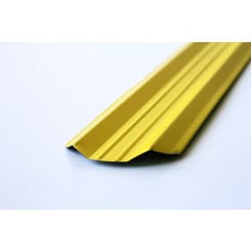Металлический штакетник Эко, М-образный, 95 мм (толщина 0,45 мм), Полиэстер односторонний, RAL 1018 Желтый, цм