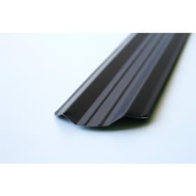 Металлический штакетник Эко, М-образный, 95 мм, (толщина 0,45 мм), Полиэстер односторонний, RAL 7024 Серый графит, цм