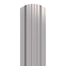 Металлический штакетник трапециевидный широкий 120 мм (толщина 0,5 мм), RAL 7004 Серый, полиэстер односторонний, нф