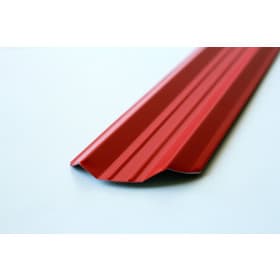 Металлический штакетник Эко, М-образный, 95 мм,(толщина 0,45 мм), Полиэстер односторонний, RAL 3020 Красный, цм