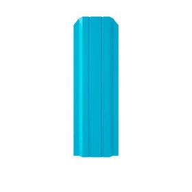 Евроштакетник трапециевидный узкий 100 мм, полиэстер односторонний, RAL 5015 Небесно-голубой, нф