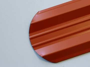 Штакетник Эко, М-образный, 95 мм,(толщина 0,45 мм), Полиэстер односторонний, RAL 2004 Апельсин